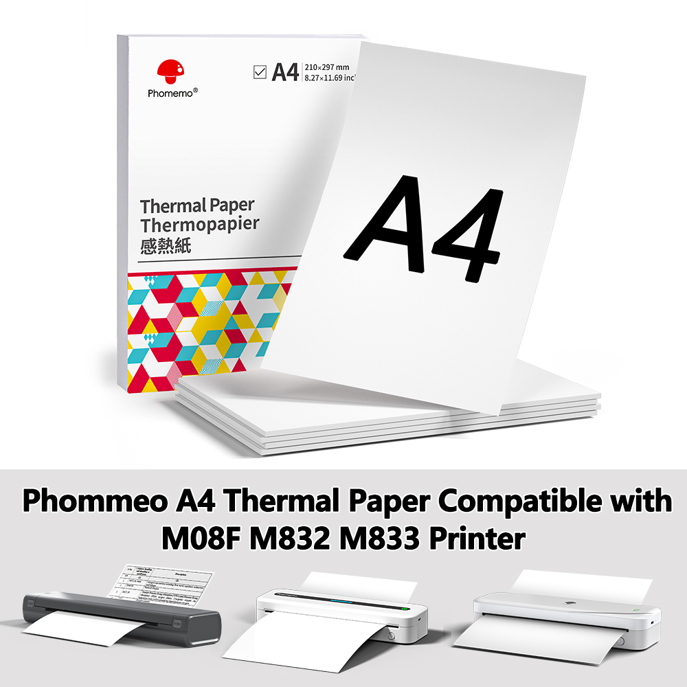 Commercial Label Printing Machine - Phomemo kertas Printer A4 kertas cetak