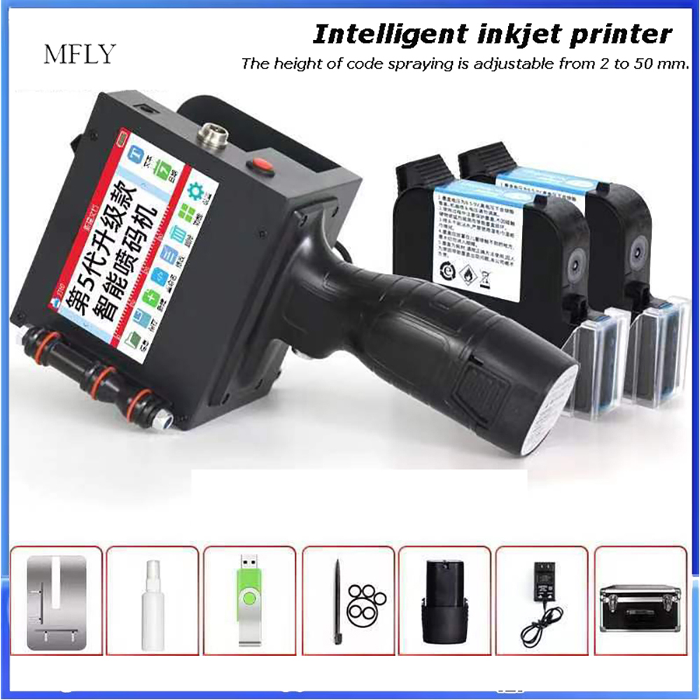 Commercial Label Printing Machine - Mesin Cetak Inkjet Genggam 50mm dengan