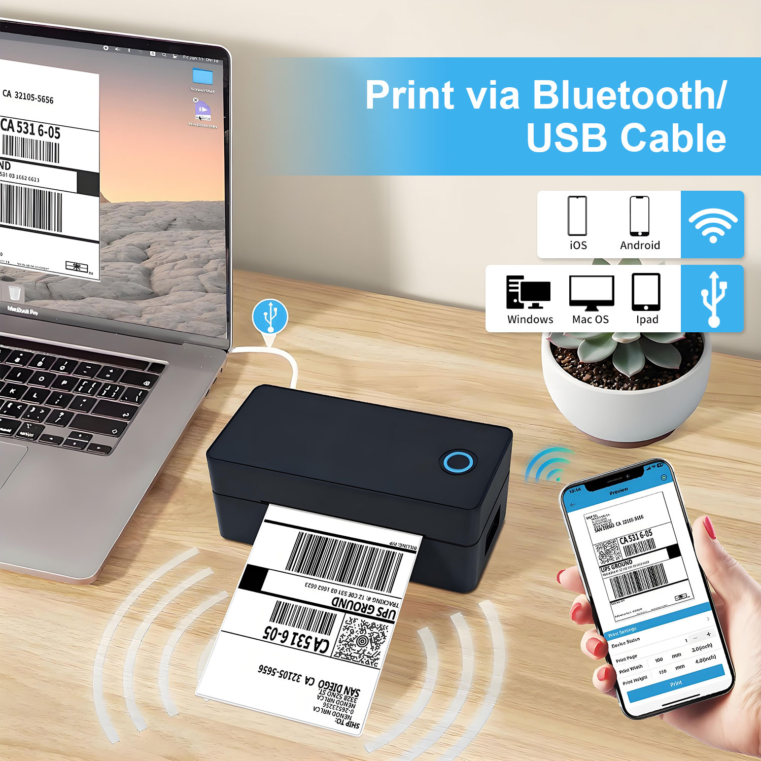 Mesin Cetak Label Barcode Pere - Commercial Label Printing Machine ulasan dan harga