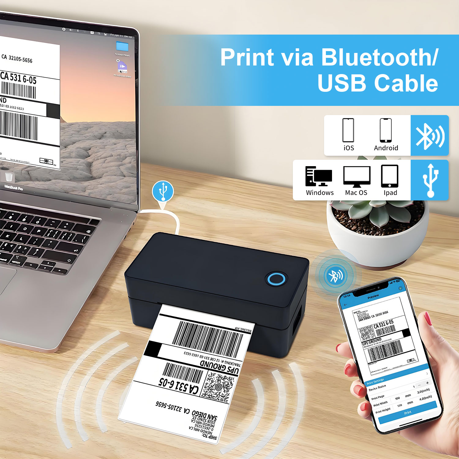 Mesin Cetak Label Barcode Pere - Commercial Label Printing Machine ulasan dan harga