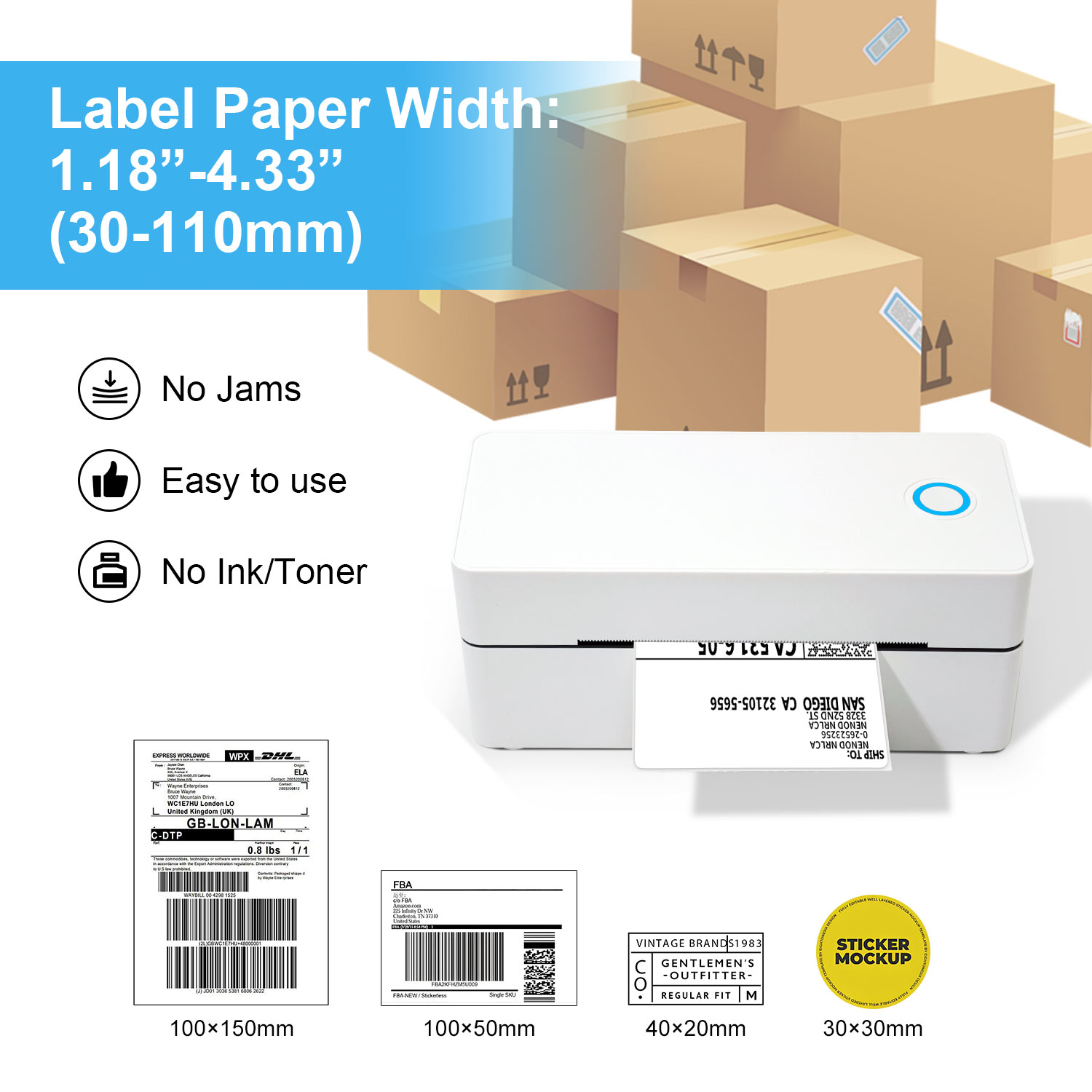 Mesin Cetak Label Barcode Pere - Commercial Label Printing Machine ulasan dan harga