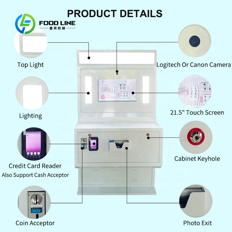 Kios Foto Selfie Kustom, Mesin - Commercial Digital Printing ulasan dan harga