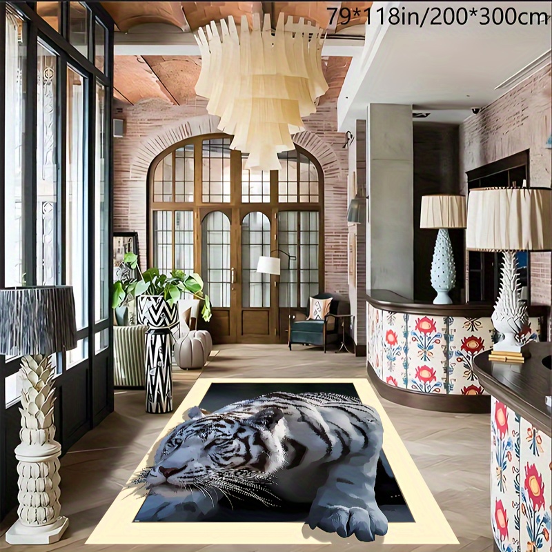 Karpet Bermotif Harimau 3D, De - 3D Printing Commercial Use ulasan dan harga
