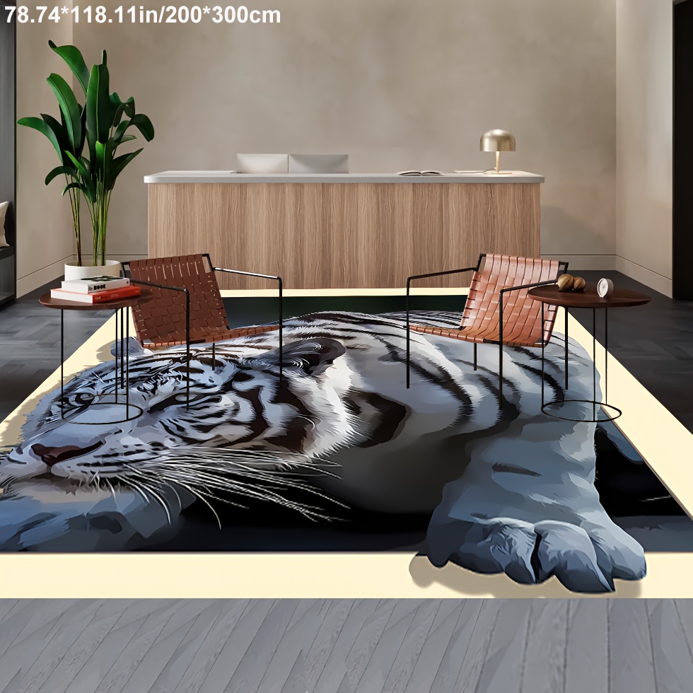 Karpet Bermotif Harimau 3D, De - 3D Printing Commercial Use ulasan dan harga